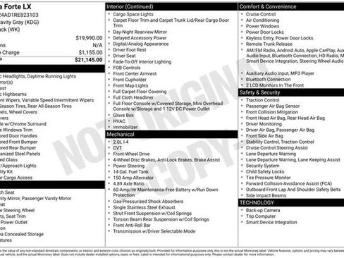 Used 2024 Kia Forte LX image 26