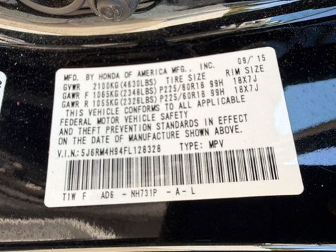 Used 2015 Honda CR-V Touring image 17