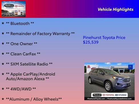 Used 2024 Ford Edge SEL w/ Convenience Package AWD/4WD image 16
