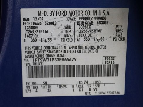 Used 2003 Ford F350 XLT image 94