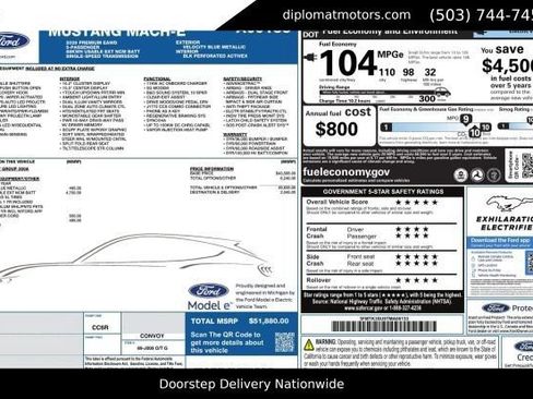 Used 2026 Ford Mustang Mach-E Premium AWD/4WD image 2
