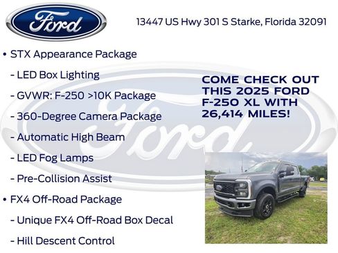 Certified 2025 Ford F250 XL w/ STX Appearance Package AWD/4WD image 14
