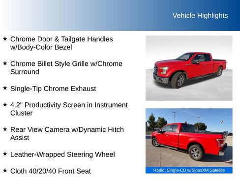 Used 2016 Ford F150 XLT w/ Equipment Group 301A Mid RWD image 10