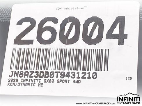 New 2026 INFINITI QX80 4WD image 35