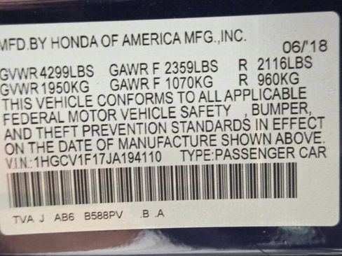 Used 2018 Honda Accord LX image 33