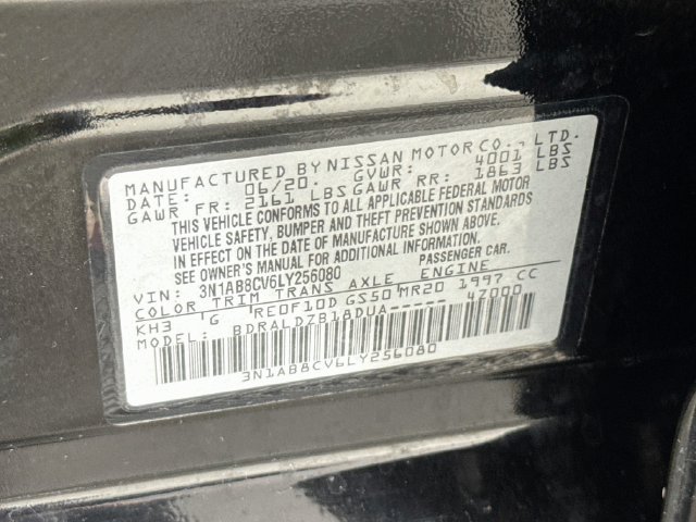 Used 2020 Nissan Sentra SV FWD image 37