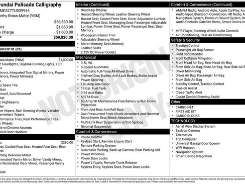 New 2026 Hyundai Palisade Calligraphy image 18