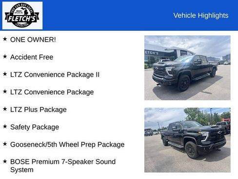 Used 2024 Chevrolet Silverado 2500 LTZ w/ LTZ Plus Package AWD/4WD image 2