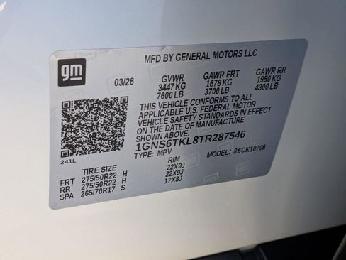 New 2026 Chevrolet Tahoe High Country w/ Sun And Tow Package AWD/4WD image 30
