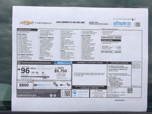 Used 2024 Chevrolet Equinox EV RS AWD/4WD image 26