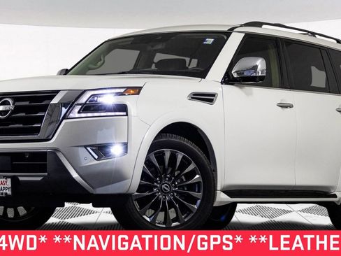 Used 2023 Nissan Armada Platinum w/ Captain's Chairs Package image 2