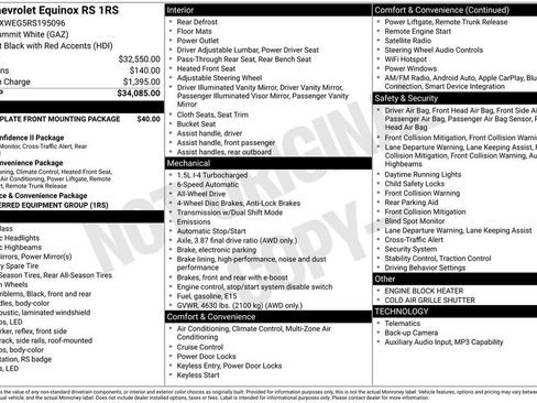 Used 2024 Chevrolet Equinox RS AWD/4WD image 6
