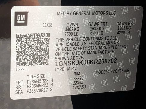 Used 2019 Chevrolet Suburban Premier w/ Premier Plus Edition AWD/4WD image 33