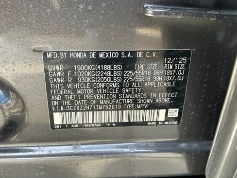 New 2026 Honda HR-V EX-L image 30