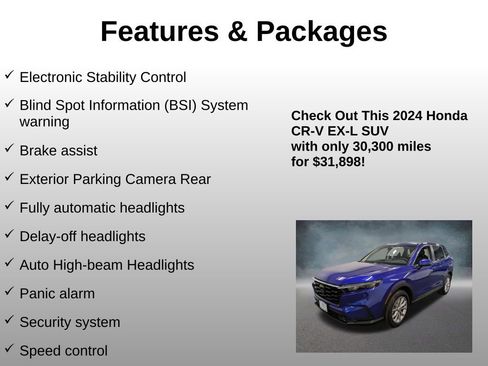 Certified 2024 Honda CR-V EX-L image 20