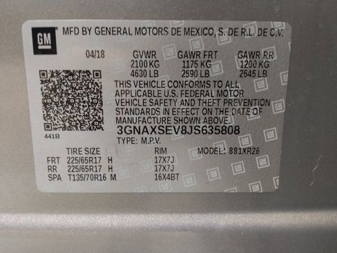 Used 2018 Chevrolet Equinox LT AWD/4WD image 33