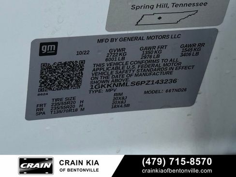 Used 2023 GMC Acadia SLT w/ Elevation Edition FWD image 37
