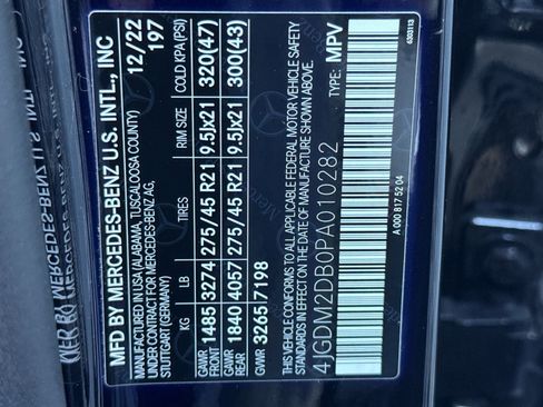 Certified 2023 Mercedes-Benz EQS 450+ SUV image 19