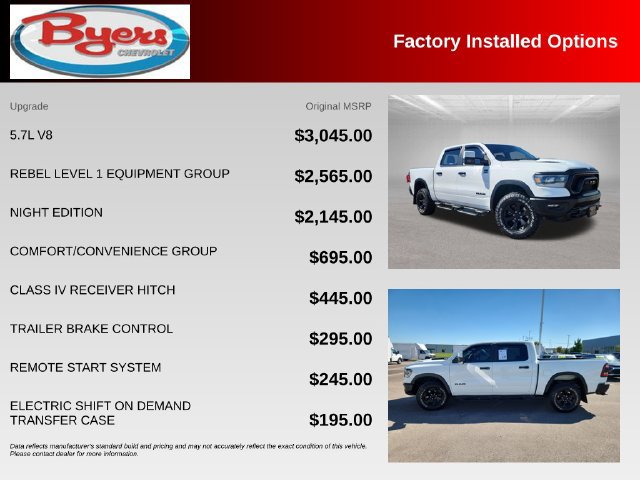 Used 2024 RAM 1500 Rebel w/ Rebel Level 1 Equipment Group AWD/4WD image 10