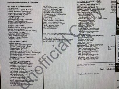 Used 2023 Nissan Frontier PRO-4X w/ Pro Convenience Package