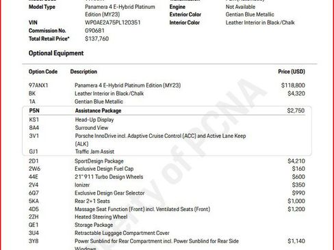 Certified 2023 Porsche Panamera 4 image 12