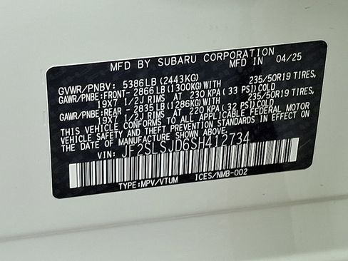 Certified 2025 Subaru Forester Sport w/ Protection Package (1PH) image 28