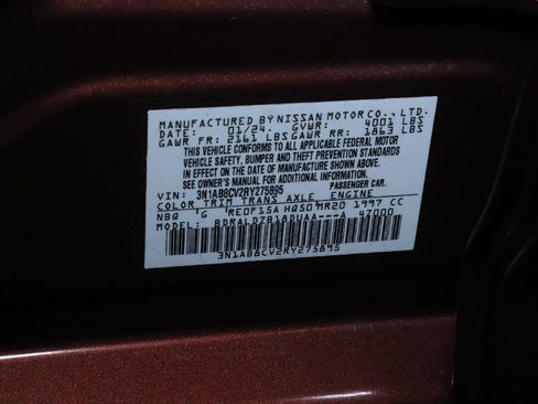 Certified 2024 Nissan Sentra SV w/ All-Weather Package FWD image 22