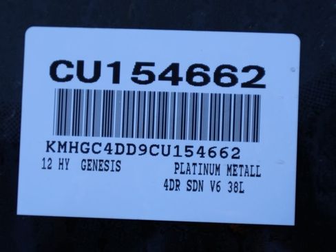 Used 2012 Hyundai Genesis 3.8 w/ Premium Pkg image 7