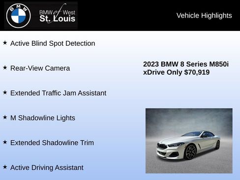 Used 2023 BMW M850i xDrive Convertible AWD/4WD image 16