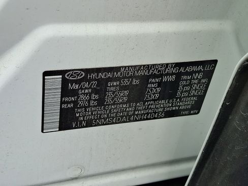 Used 2022 Hyundai Santa Fe Limited AWD/4WD image 30