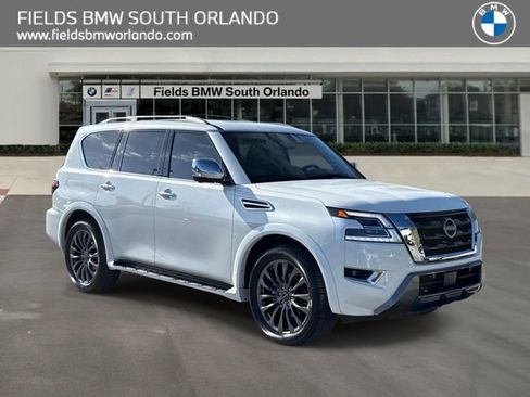 Used 2024 Nissan Armada Platinum w/ Captain's Chairs Package AWD/4WD image 1
