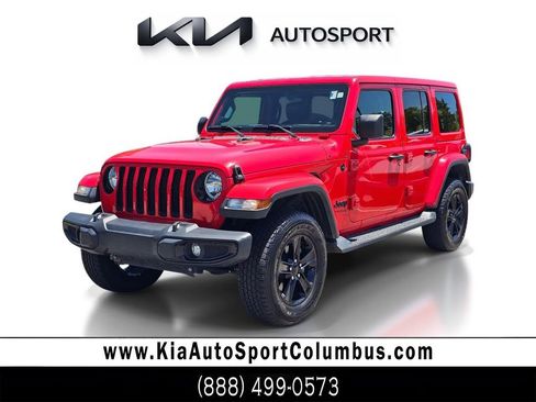 Used 2021 Jeep Wrangler Unlimited Sahara AWD/4WD image 1