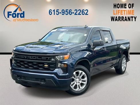 Used 2022 Chevrolet Silverado 1500 Custom RWD image 1