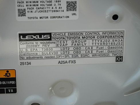 New 2026 Lexus NX 350h F Sport AWD/4WD image 27