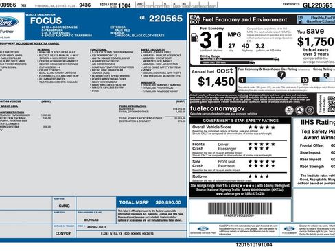 Used 2016 Ford Focus SE w/ Reverse Sensing Package image 31