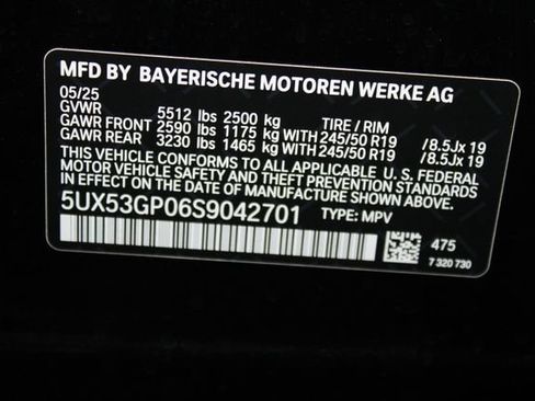 Used 2025 BMW X3 xDrive30i w/ Premium Package AWD/4WD image 51