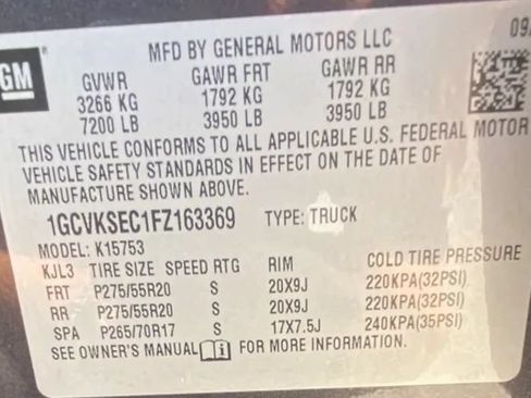 Used 2015 Chevrolet Silverado 1500 LTZ w/ LTZ Plus Package AWD/4WD image 28
