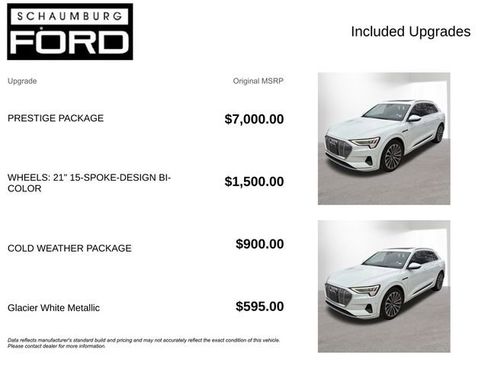 Used 2019 Audi e-tron Prestige w/ Prestige Package image 4