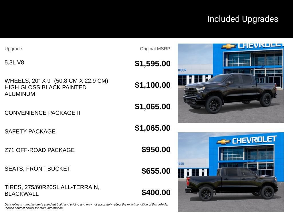 New 2026 Chevrolet Silverado 1500 RST w/ Safety Package AWD/4WD image 5