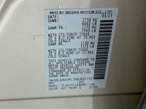 Used 2023 INFINITI QX60 Autograph w/ Cargo Package image 44