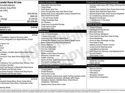 Used 2023 Hyundai Kona N Line w/ Cargo Package image 25