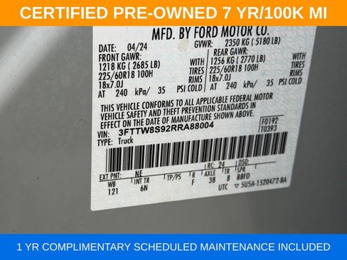 Used 2024 Ford Maverick Lariat w/ 4K Tow Package AWD/4WD image 38