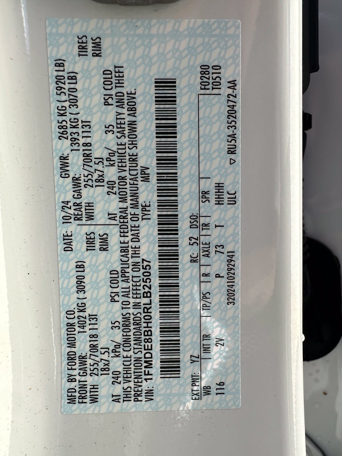 Used 2024 Ford Bronco Outer Banks AWD/4WD image 18