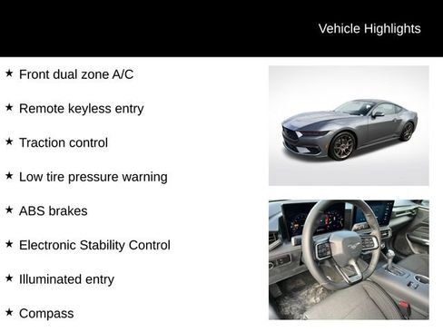 New 2026 Ford Mustang Coupe w/ Bronze Appearance Package RWD image 8
