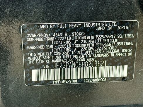 Used 2017 Subaru Crosstrek 2.0i Limited AWD/4WD image 41
