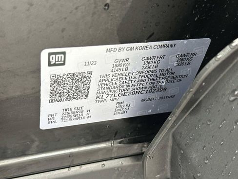 Certified 2024 Chevrolet Trax RS w/ Driver Confidence Package FWD image 17