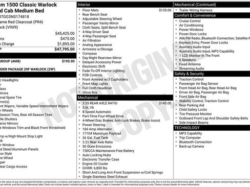 Used 2022 RAM 1500 Classic Warlock w/ Utility Group AWD/4WD image 2
