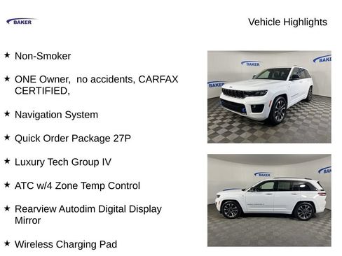 Used 2022 Jeep Grand Cherokee Overland w/ Luxury Tech Group IV AWD/4WD image 4