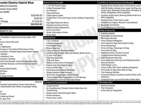 New 2026 Hyundai Elantra Blue image 4
