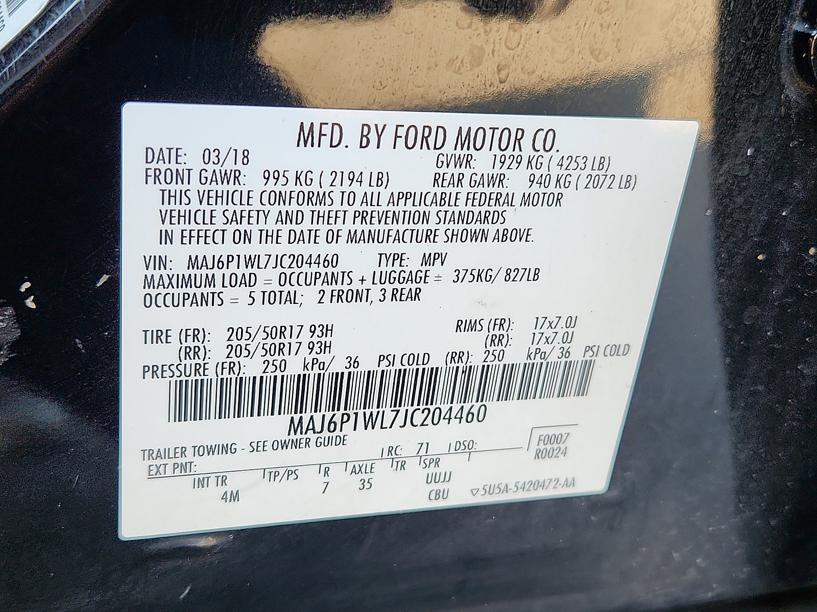 Used 2018 Ford EcoSport Titanium AWD/4WD image 28